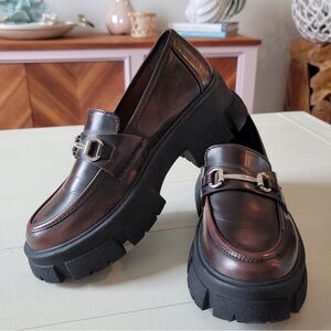 Steve Madden Trifecta Platform Horsebit Loafers